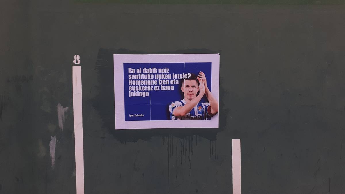Zubeldiak esana, karteletara