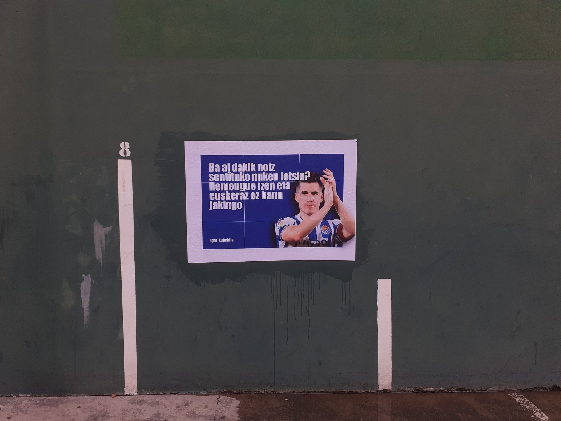 Zubeldiak esana, karteletara