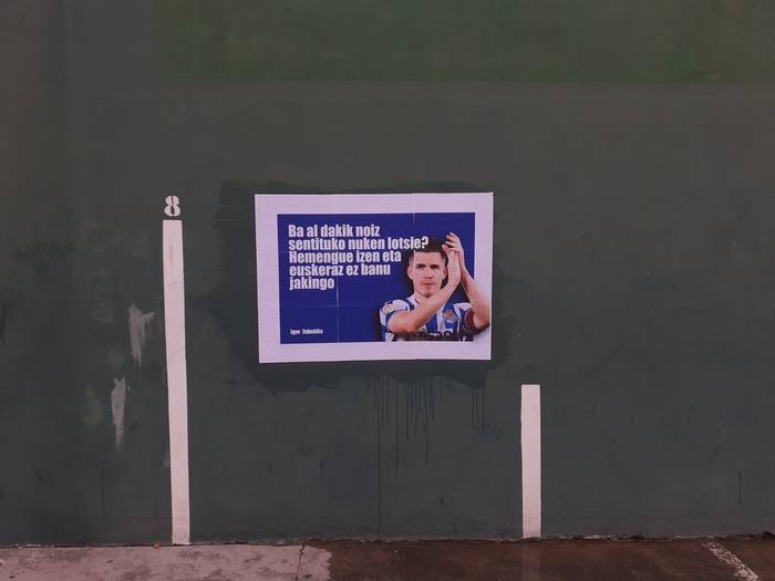Zubeldiak esana, karteletara