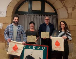 Aitortza egin diete Getariako odol emaileei