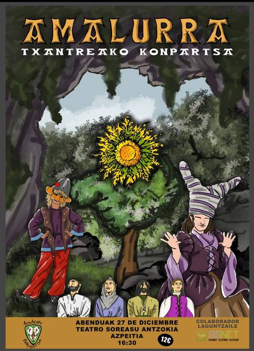 Txantreako konpartsaren emanaldia: 'Amalurra'