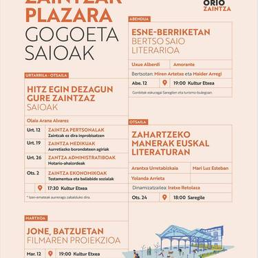 Zaintzak Plazara: 'Esne Berriketan' bertso saio literarioa, Uxue Alberdirekin