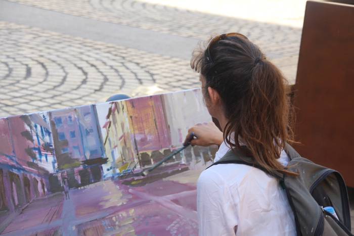 Aire zabaleko pintura lehiaketa egingo dute igande honetan