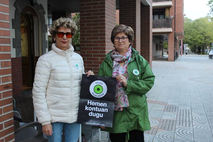 Ikusmen urritasunaren inguruko kanpaina abiatu dute Zarautzen
