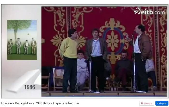 HARA! 1986ko Bertsolari Txapelketa Nagusiari buruzko saio berezia emango dute bihar ETB1en