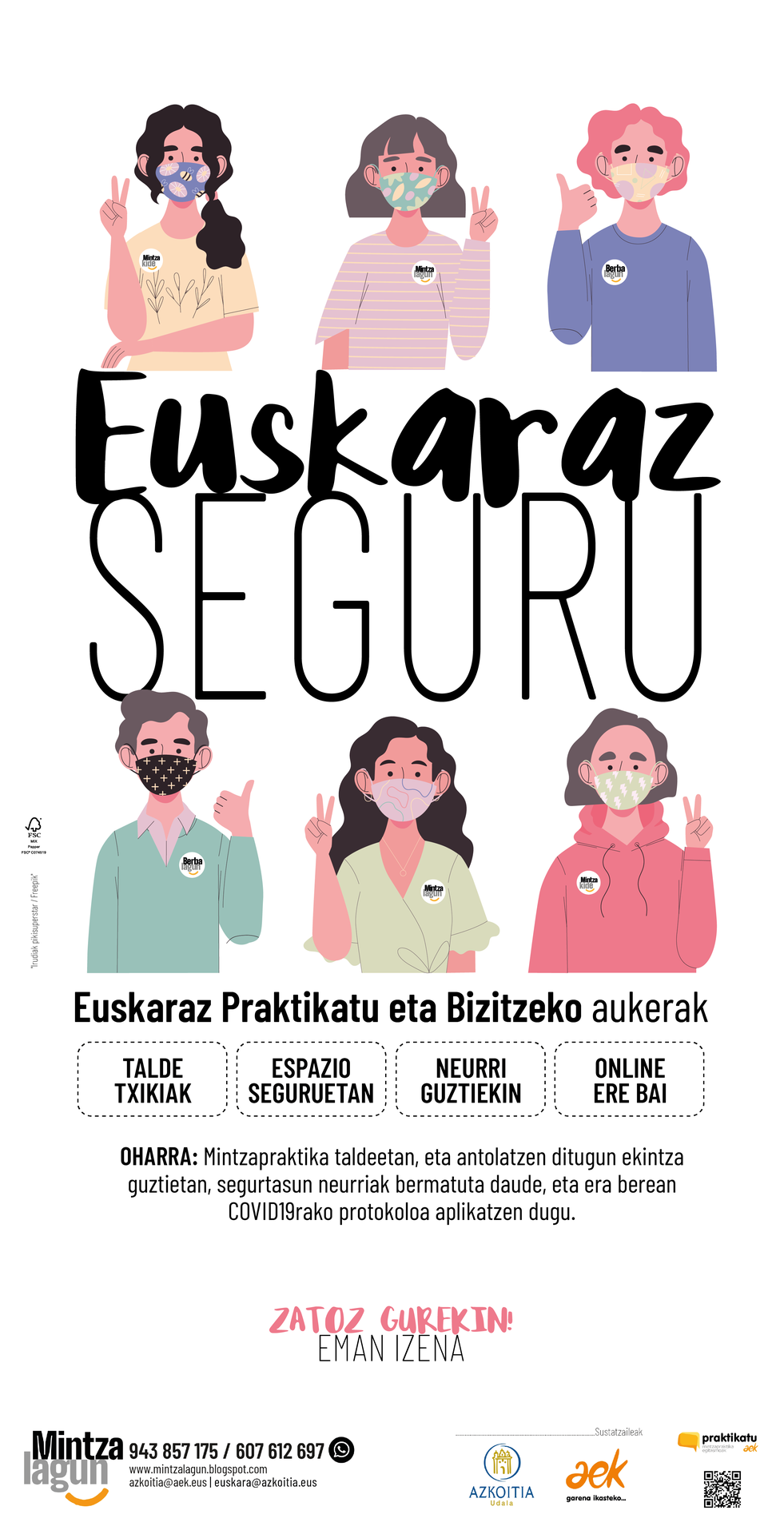 Mintzalagun seguru!