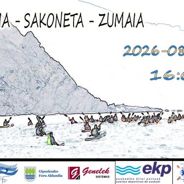 Zumaia-Sakoneta-Zumaia itsas kayak estropada