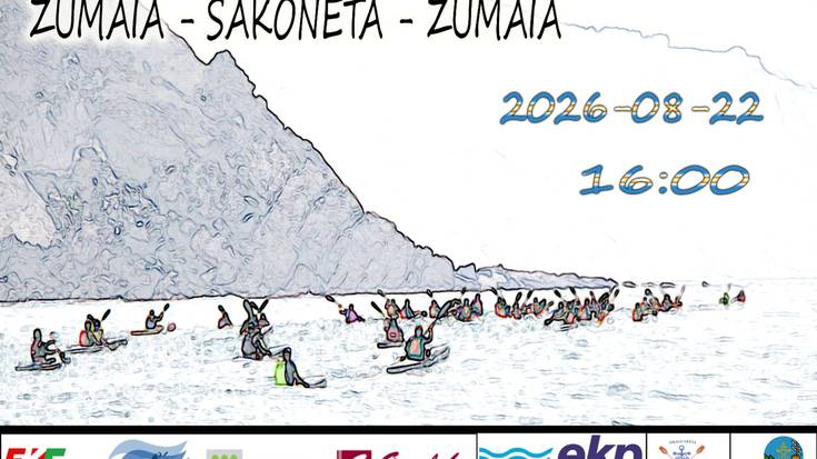 Zumaia-Sakoneta-Zumaia itsas kayak estropada
