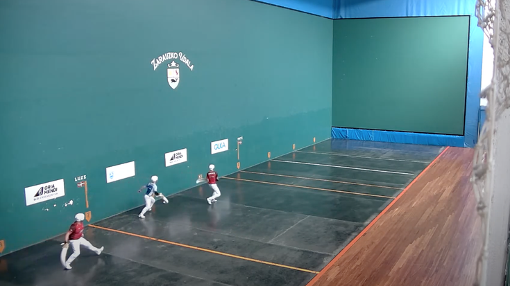 Gaur jokatuko dituzte Jai Alai Zarautz erremonte txapelketako finalak
