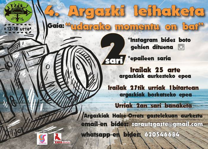 Haize-Orratz gaztelekuak argazki lehiaketa antolatu du