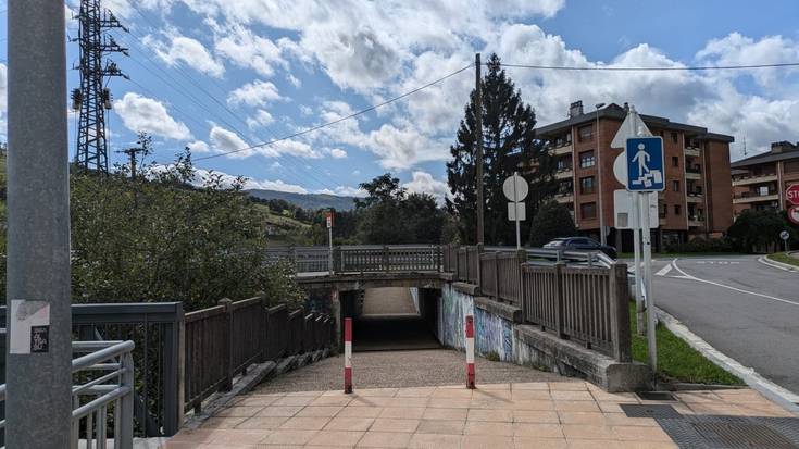 Garmendi eta Euskal Herria auzoen arteko lurpeko pasabidea, behin-behinean baina zabalik