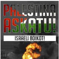 Elkarretaratzea: 'Palestina askatu. Israeli boikot!'