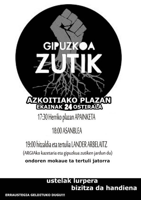 Gipuzkoa Zutiken ekitaldia