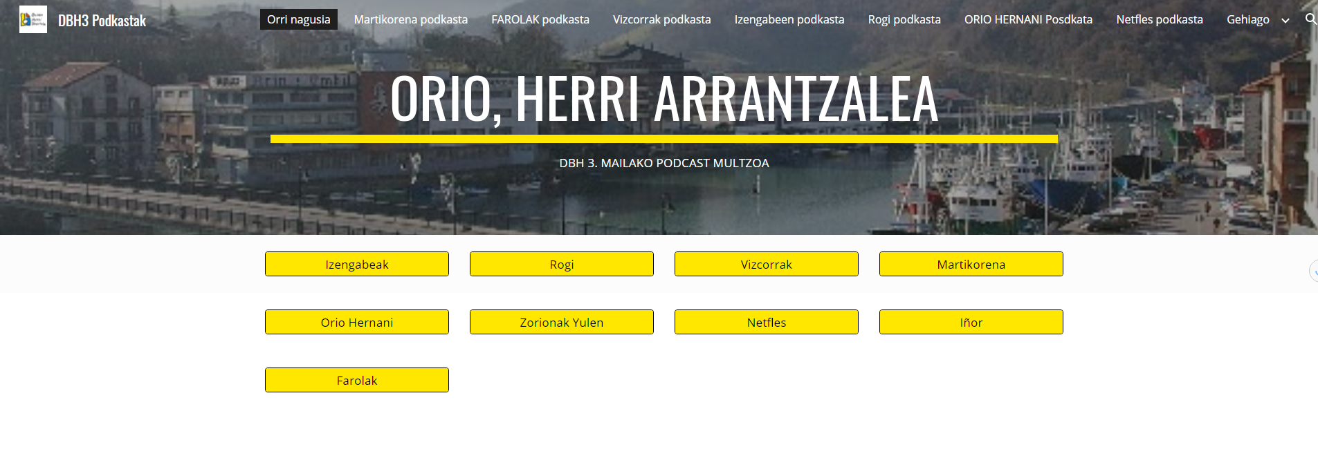 Orio, arrantzale herria