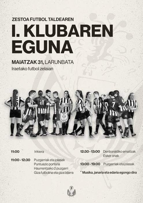 Zestoako Futbol Taldearen I. Klubaren Eguna