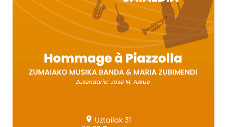 Zumaiako Musika Banda & Maria Zubimendi: Hommage à Piazzola