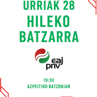EAJ hileko batzarra