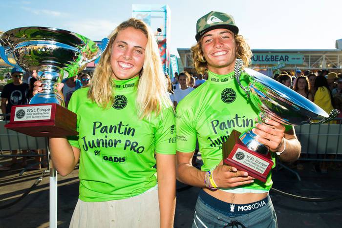 Nadia Erostarbe zarauztarrak irabazi du Europako WSL junior zirkuitua