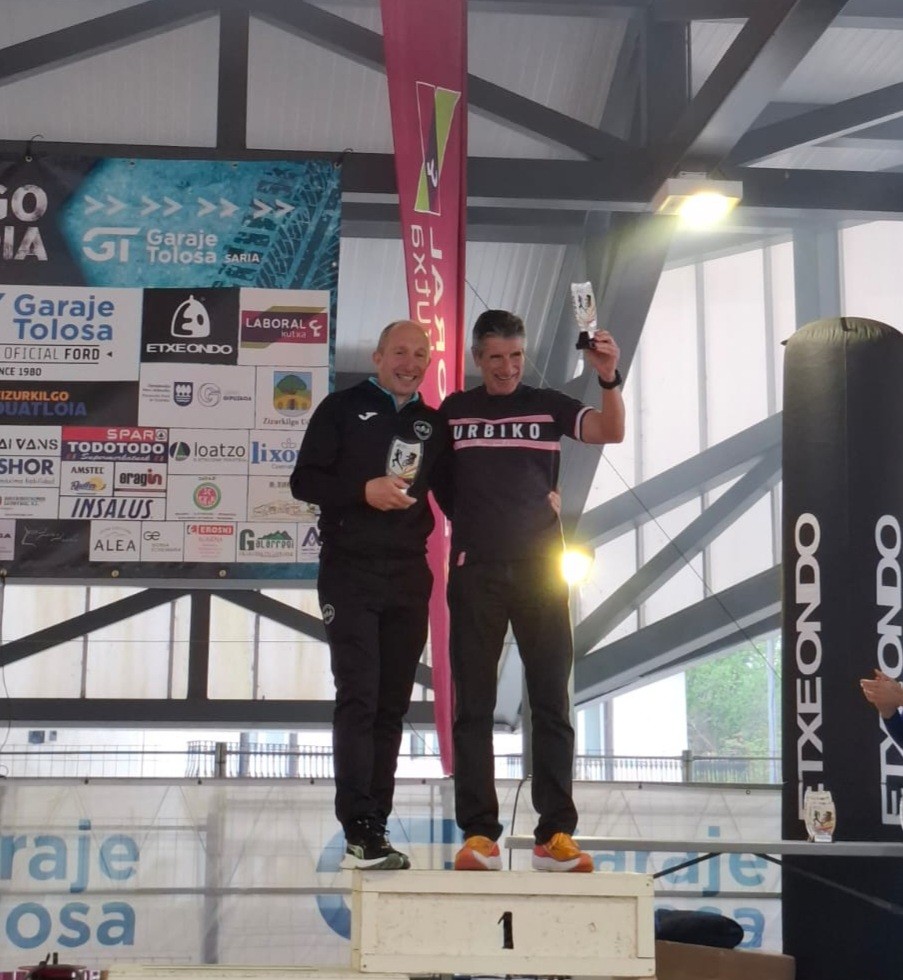 Ignacio Cruz Euskadiko txapeldunorde, beteranoen hirugarren mailako sprint distantziako duatloian