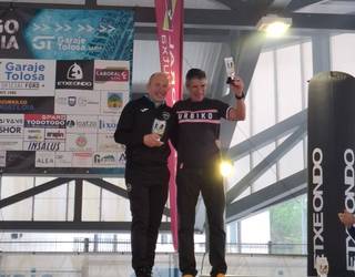 Ignacio Cruz Euskadiko txapeldunorde, beteranoen hirugarren mailako sprint distantziako duatloian