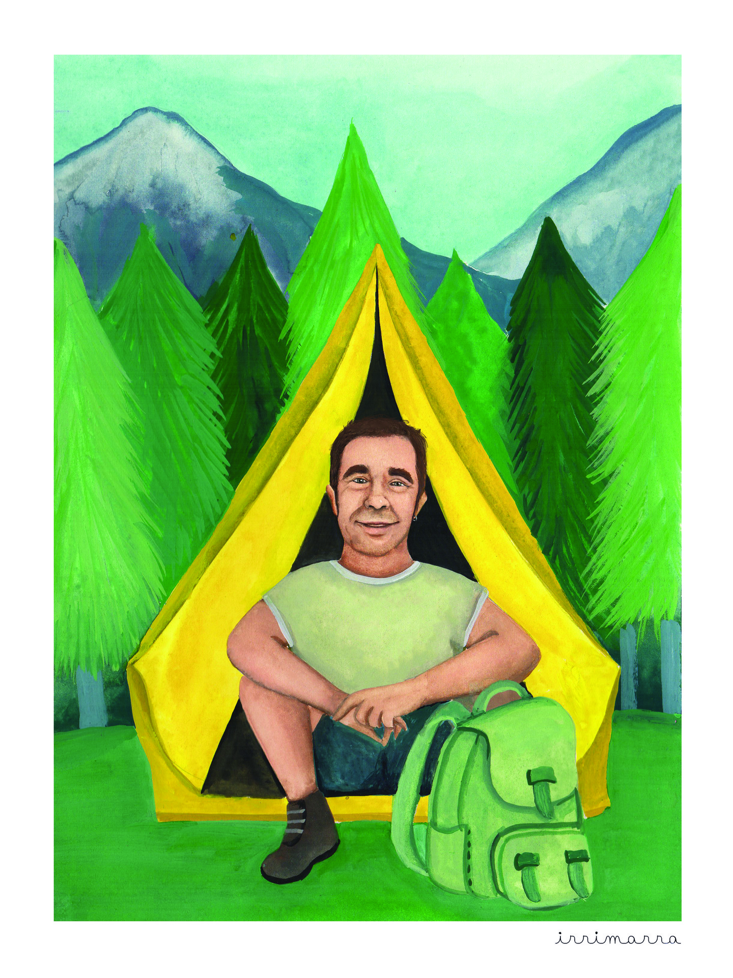 Zigor Etxabe, kanpinaren eta mendien artean