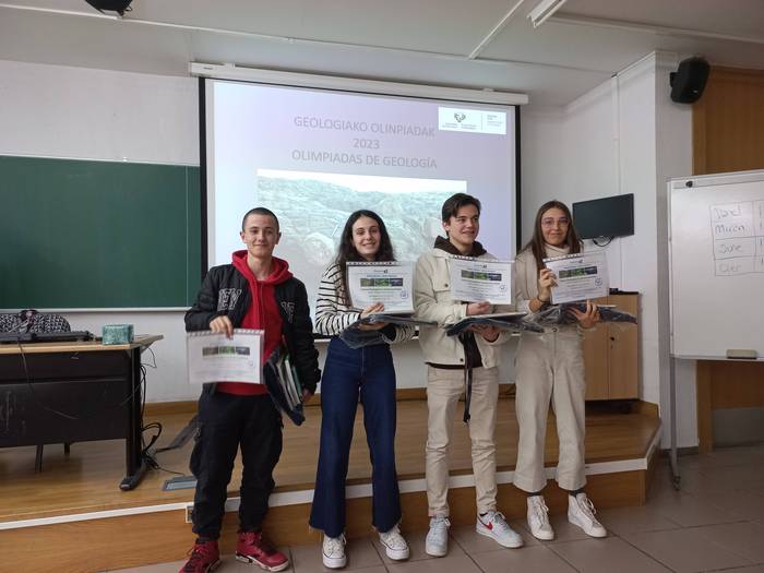 Euskal Herriko Geologiako XV. Olinpiadak Euskal Kostaldeko Geoparkearen babesa izan du