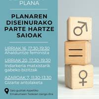 Berdintasun Plana osatzeko saio irekia