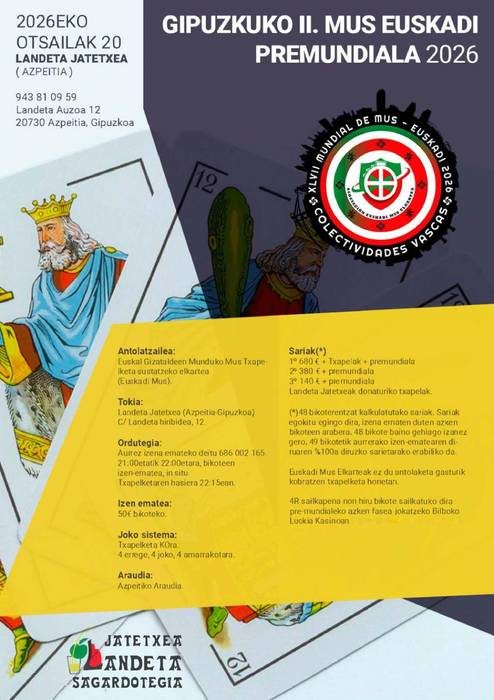 Euskal Gizataldeen Munduko Mus Txapelketaren kanporaketa