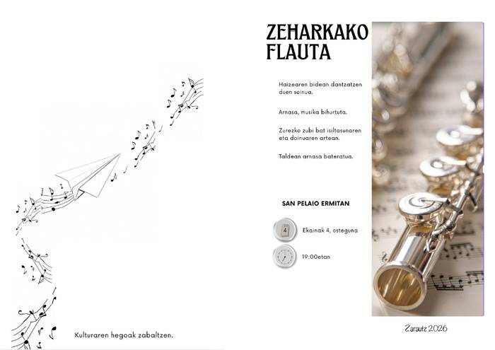 Emanaldia: Zeharkako flauta