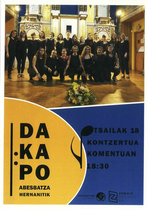 Dakapo abesbatzaren kontzertua