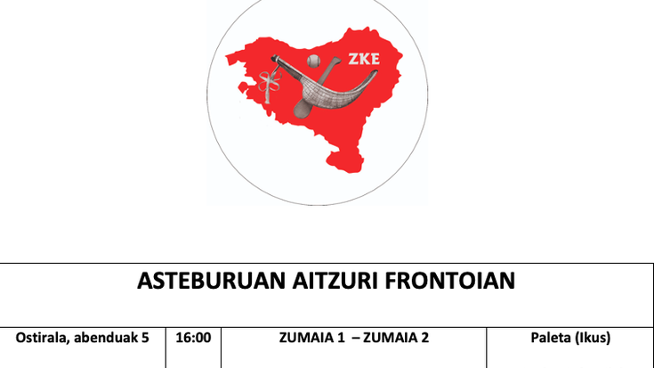Aste honetako pilota partidak