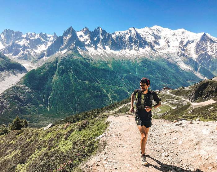 Joseba Diaz, zazpigarren Chamonix-Mont Blanc kilometro bertikalean