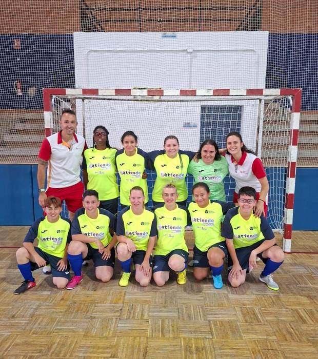 Leire Esnal, areto futboleko Espainiako txapeldunorde Gaztela eta Leongo selekzioarekin