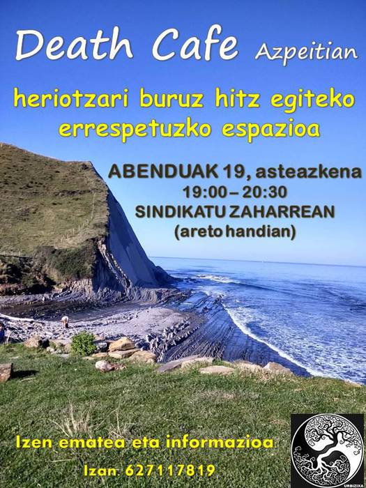 Heriotzari buruz errespetuz hitz egiteko kafe tertulia antolatu dute Azpeitian
