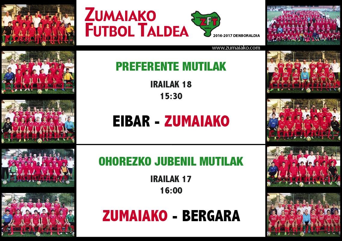 Zumaiakoren bi taldek hasiko dute denboraldia asteburu honetan