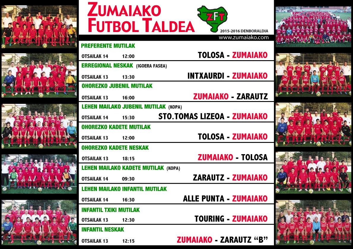 otsailak 13-14 partidoak