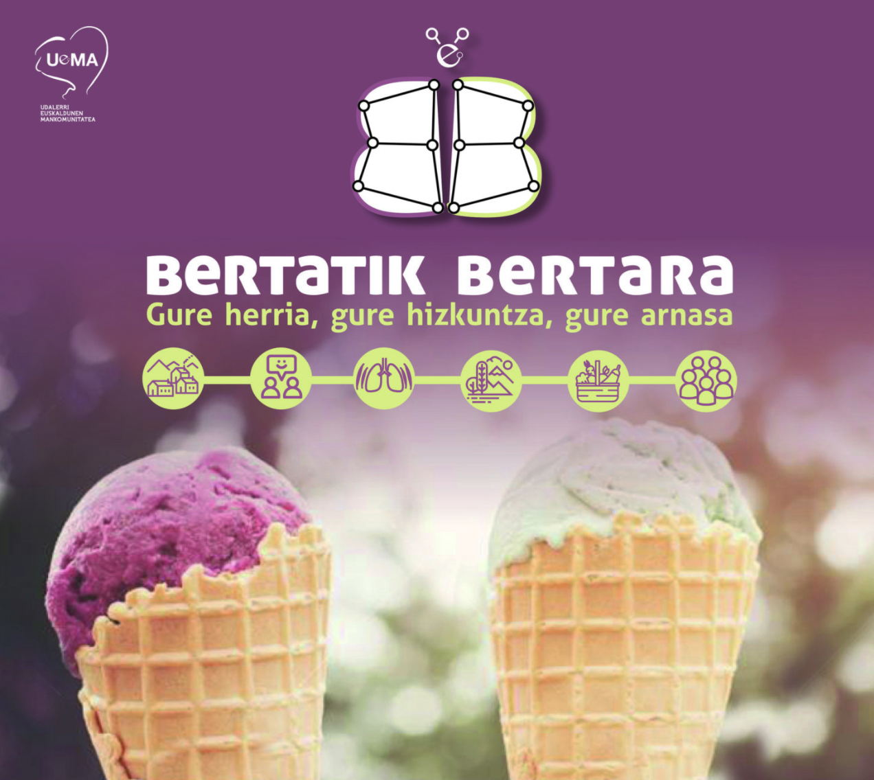 Udan euskararen garrantzia ikusarazteko 'Bertatik Bertara' kanpaina abiatu du Uemak