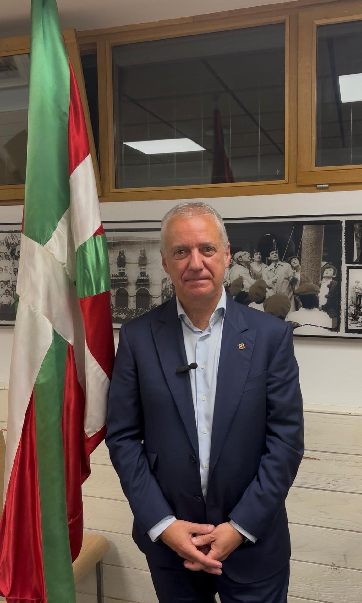 Iñigo Urkullu: "Polarizazioa da arriskua, eta ondorioz, demokraziaren galera"