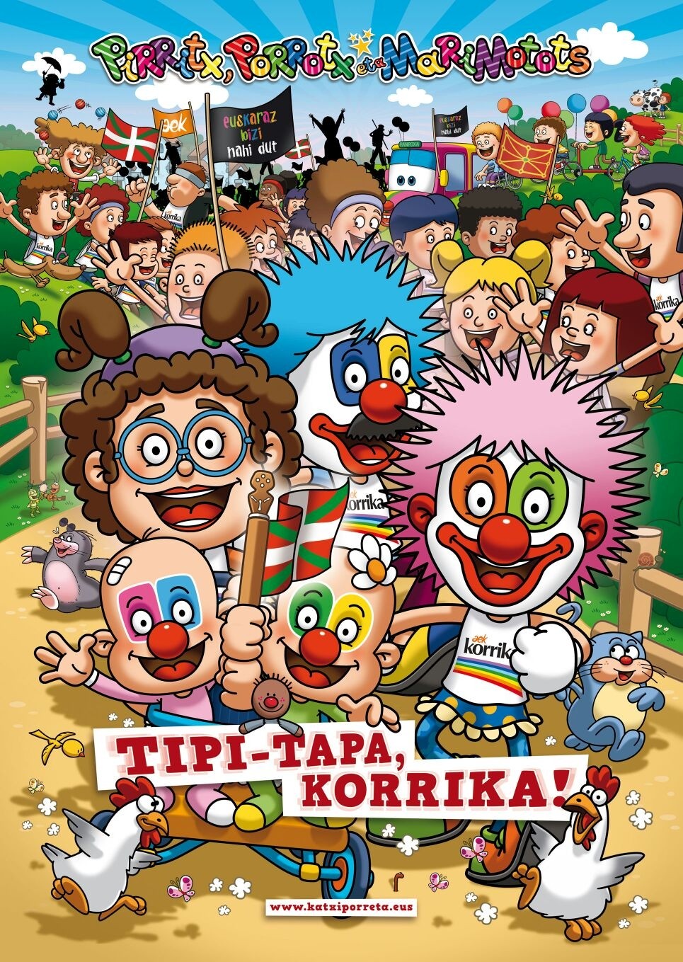 Pirritx, Porrotx eta Marimototsen sarrerak salgai