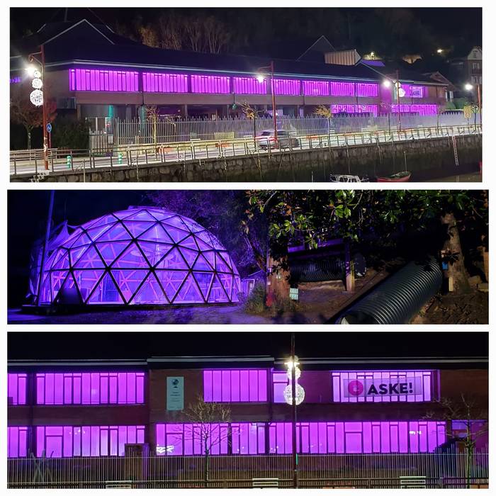 Gaur ere morez jantzi dira gure ikastolako hormak