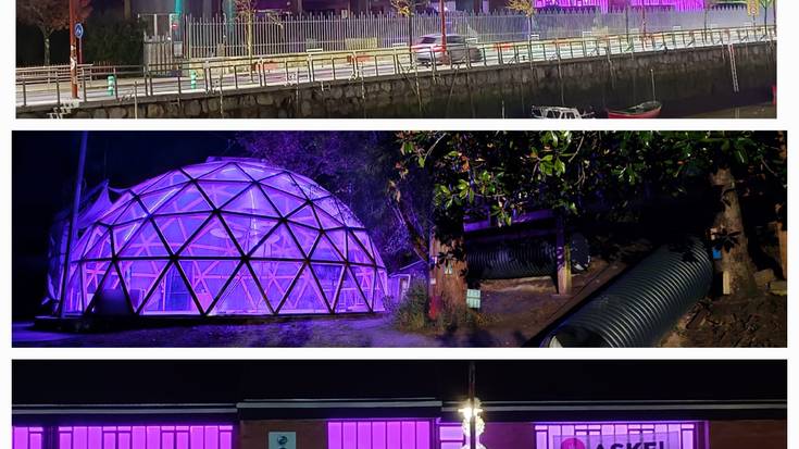 Gaur ere morez jantzi dira gure ikastolako hormak