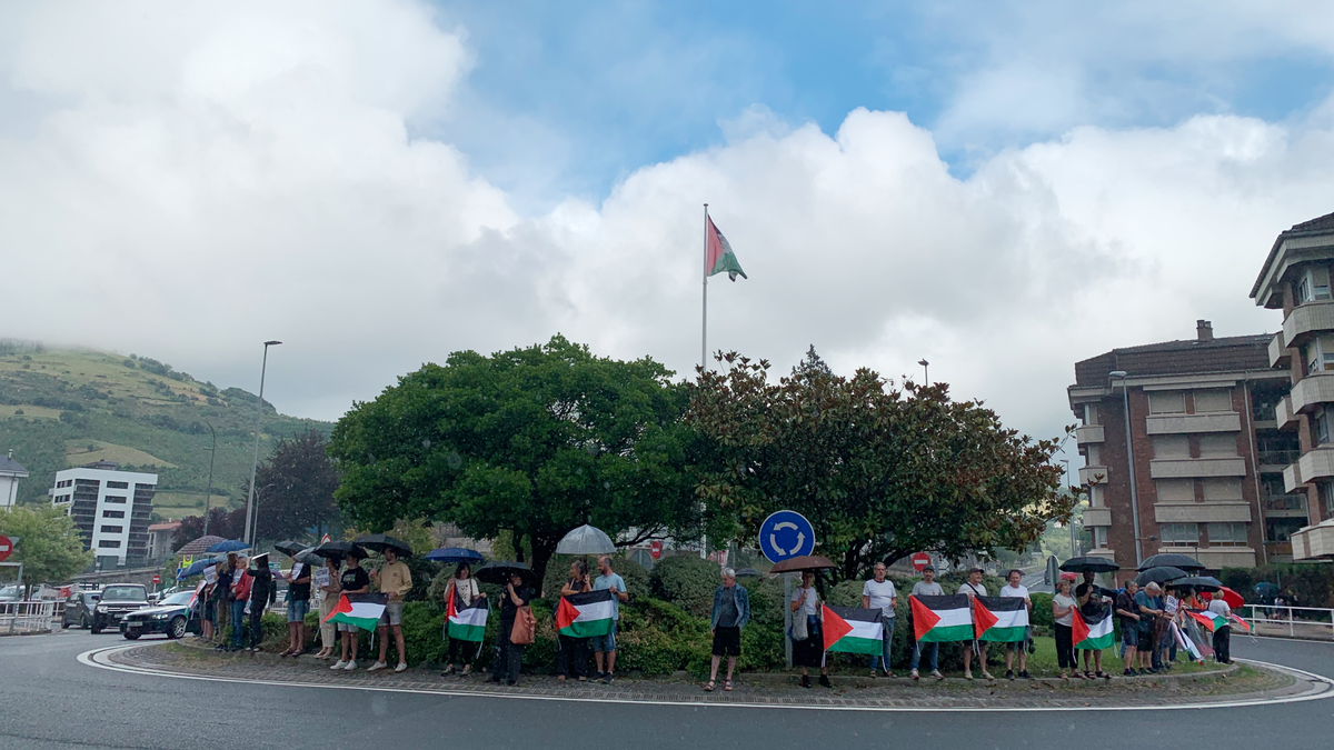 Euritan ere Palestinari elkartasuna adierazi diote