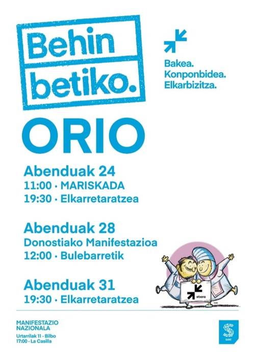 Euskal presoen aldeko elkarretaratzea