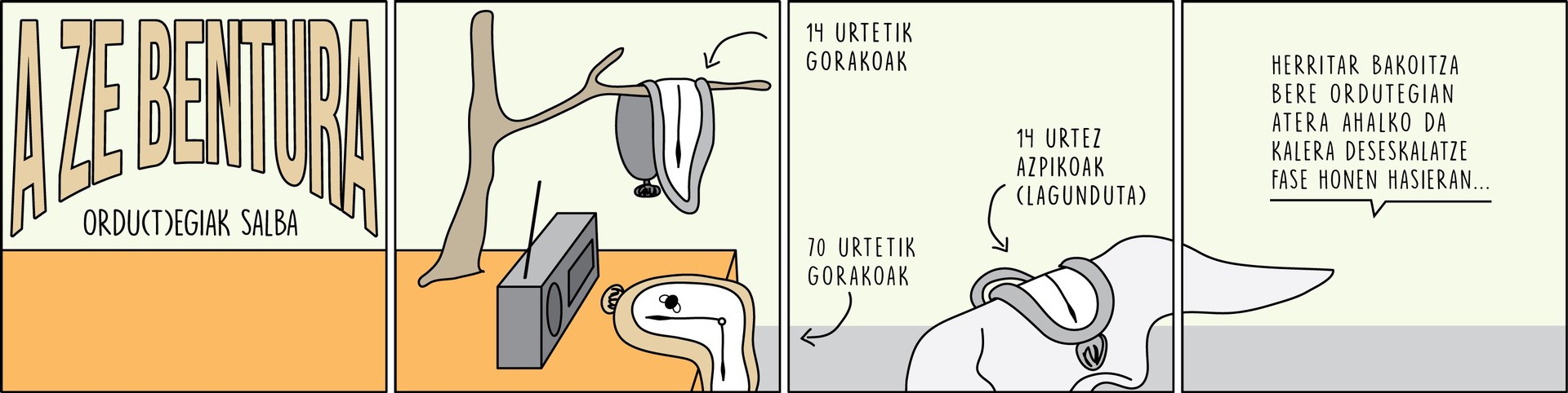 'Oroimenaren iraupena', Enoken gaurko zintan