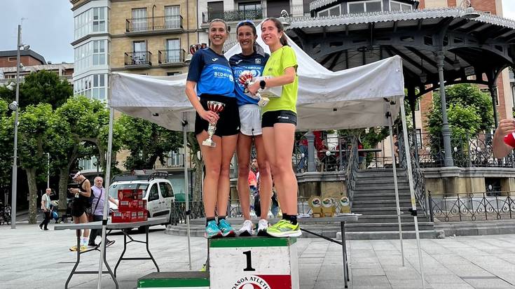 Jone Zabaletak 5 kilometroko Euskadiko Txapelketa irabazi du Irunen