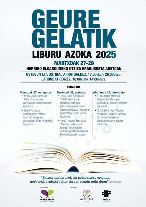 Azoka: Geure Gelatik liburu azoka