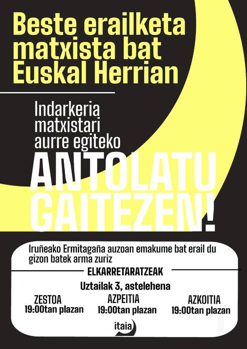 Iruñeko hilketa matxista salatzeko elkarretaratzea