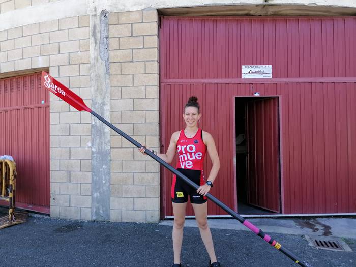 Leire Ibar: "Traineruan egoteak asko eskatzen du, sakrifikatu samarra da"
