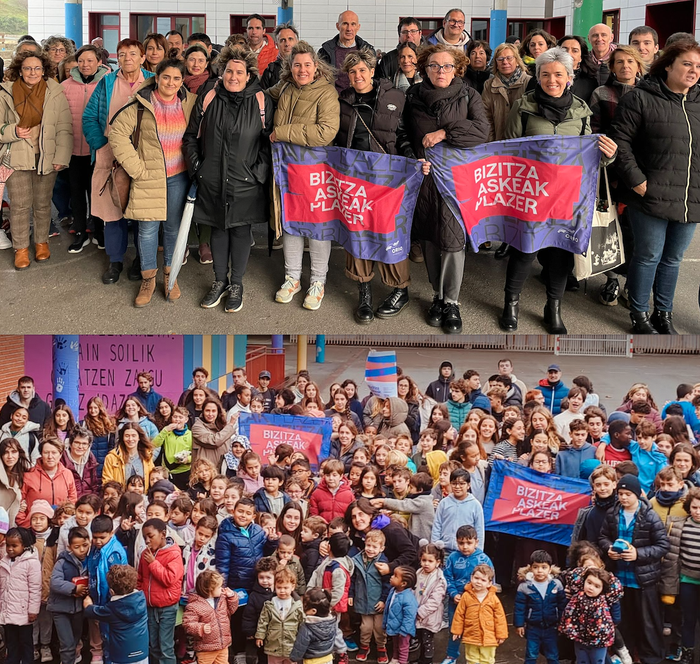 Orioko ikastetxeetan ere indarkeria matxista gaitzetsi dute