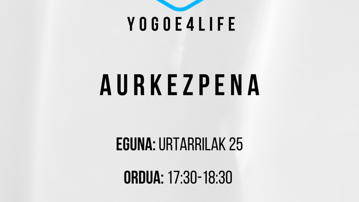YoGoe4life proiektuaren aurkezpena